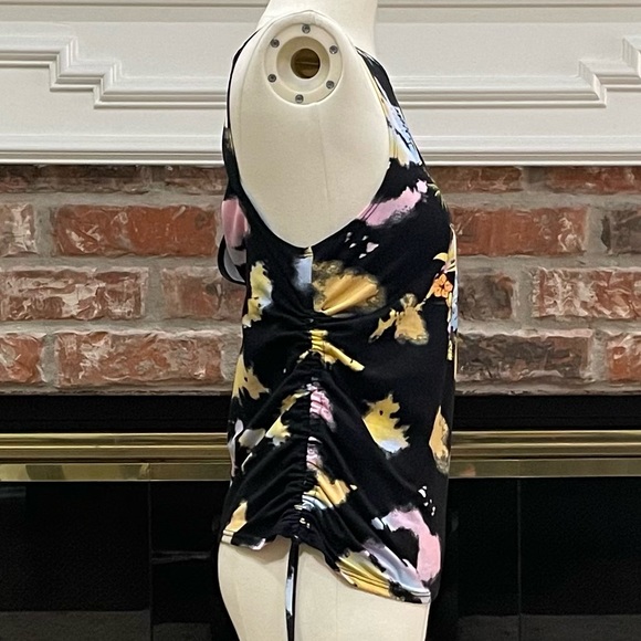 Dreamer y2k colorful splatter dye and black top / S / Excellent condition - Picture 7 of 16